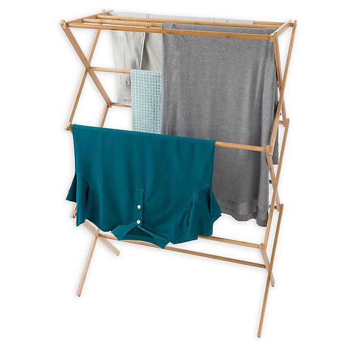 Home-it 420 Bamboo Wooden Laundry Drying Rack for sale online 