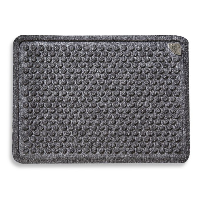 Dr. Doormat 18Inch x 24Inch Door Mat in Grey Bed Bath & Beyond