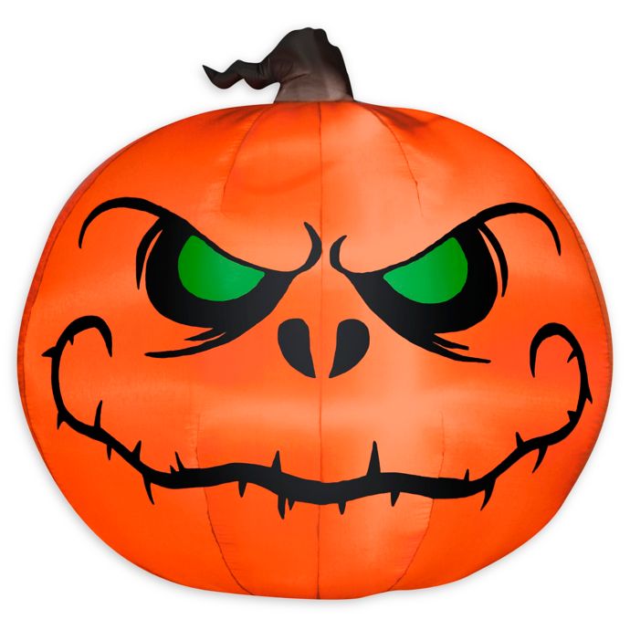 Inflatable Outdoor Pumpkin Reaper Halloween Decoration Bed Bath And Beyond