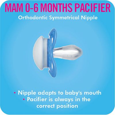 mam clear orthodontic pacifier