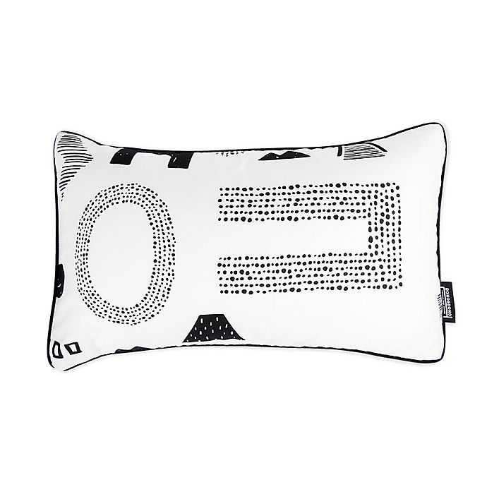 Toddler Air Pillow in Maze Letter