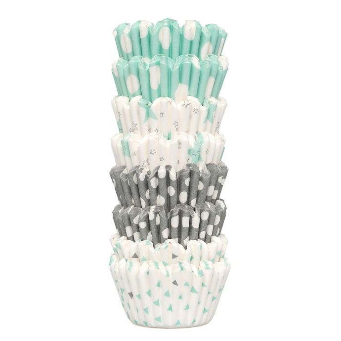 Sweet Tooth Fairy 96Count Baking Cups in Blue/Grey Bed Bath & Beyond