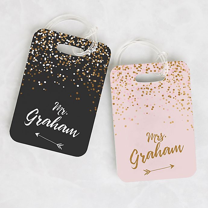 Sparkling Love Luggage Tags (Set of 2)