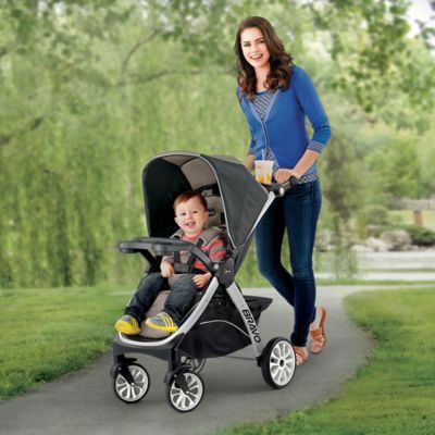 fold chicco bravo stroller