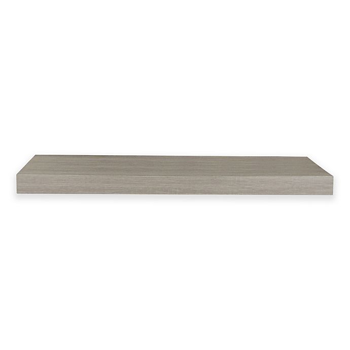 Driftwood Floating Shelf in Grey