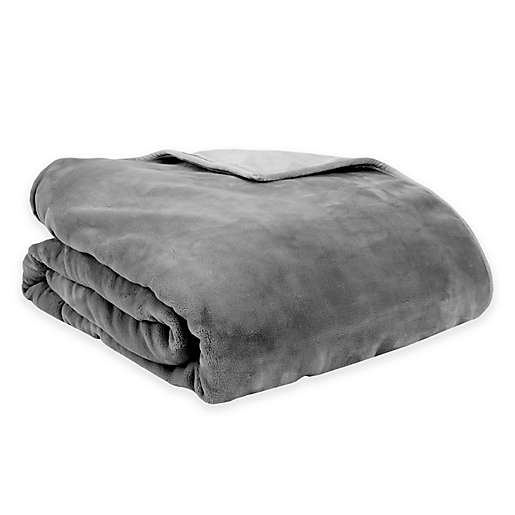 Thedic Reversible Plush Weighted, Queen Size Weighted Blanket Bed Bath And Beyond