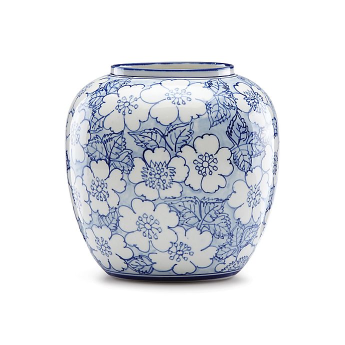 Lenox® Painted Indigo™ Floral 6.5-Inch Round Vase