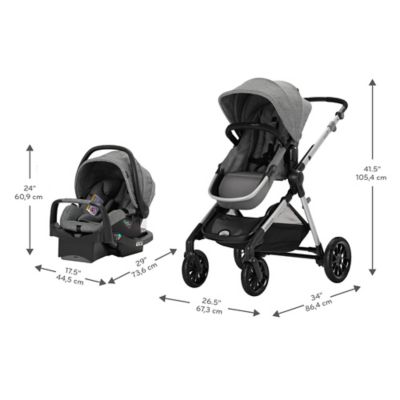 evenflo pivot modular travel system double