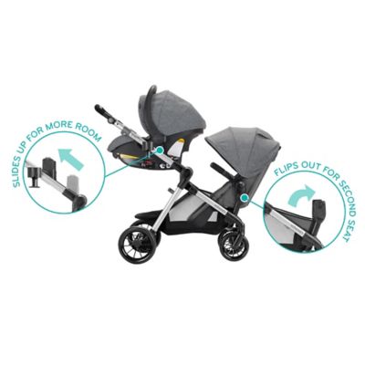 pivot xpand modular travel system with safemax infant car seat