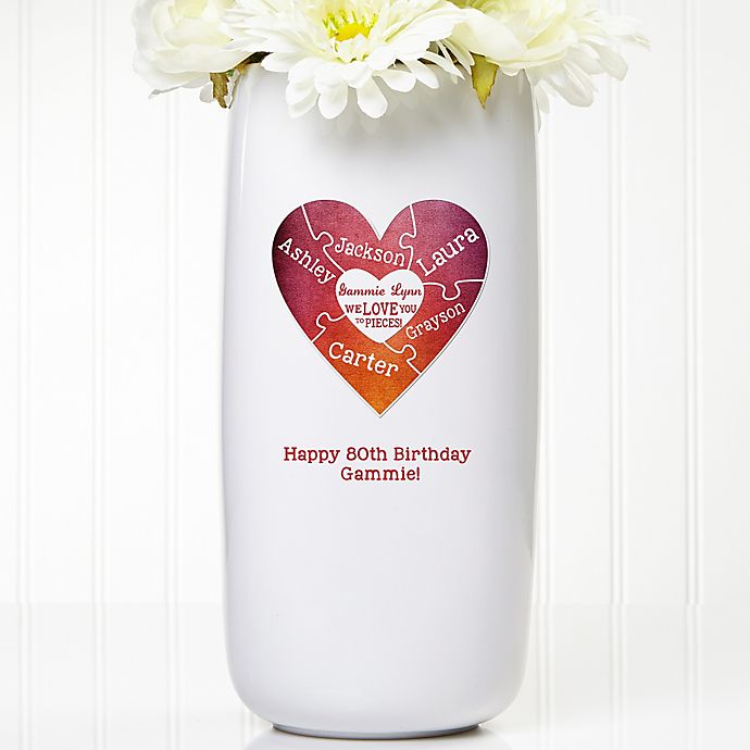 X6 Glass Bottle Style Vase Love & Heart Design Modern Stylish Wedding Party B20 