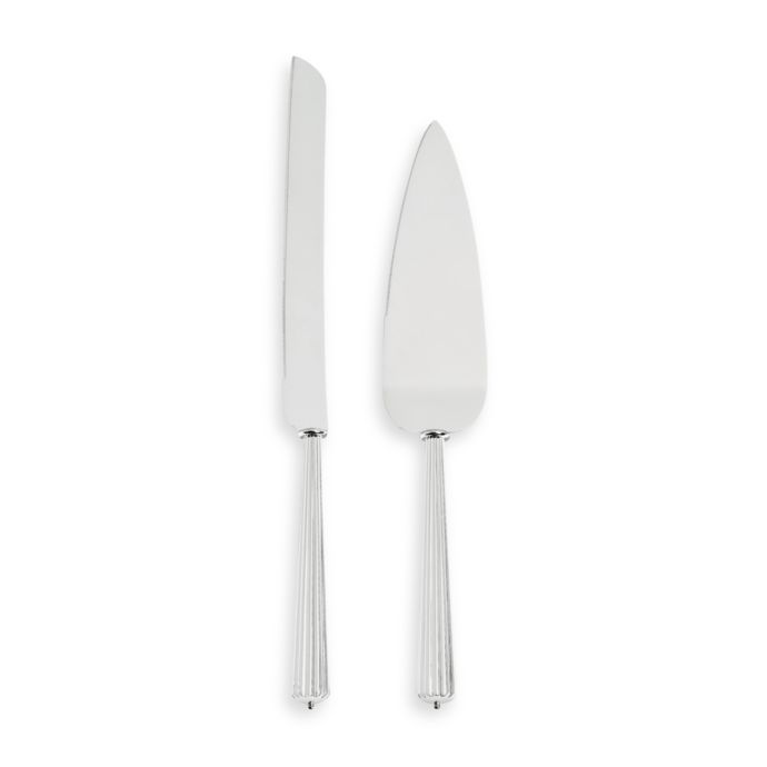 Monique Lhuillier Waterford® Modern Love 2-Piece Cake Knife and Server ...