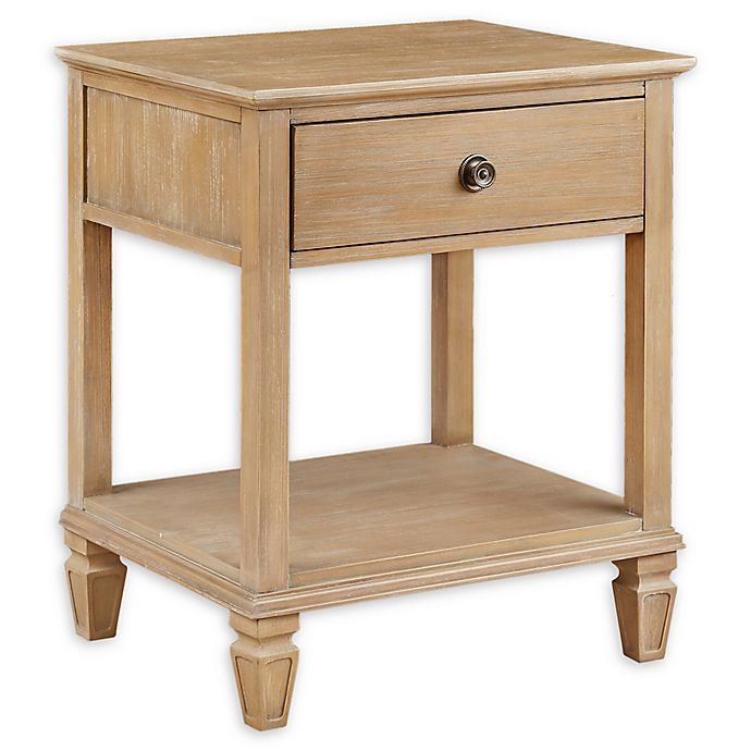 Madison Park Signature Victoria Nightstand in Light Natural