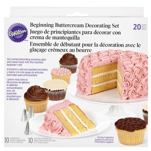 Wilton Piece Beginning Buttercream Cake Decorating Set Bed Bath Beyond