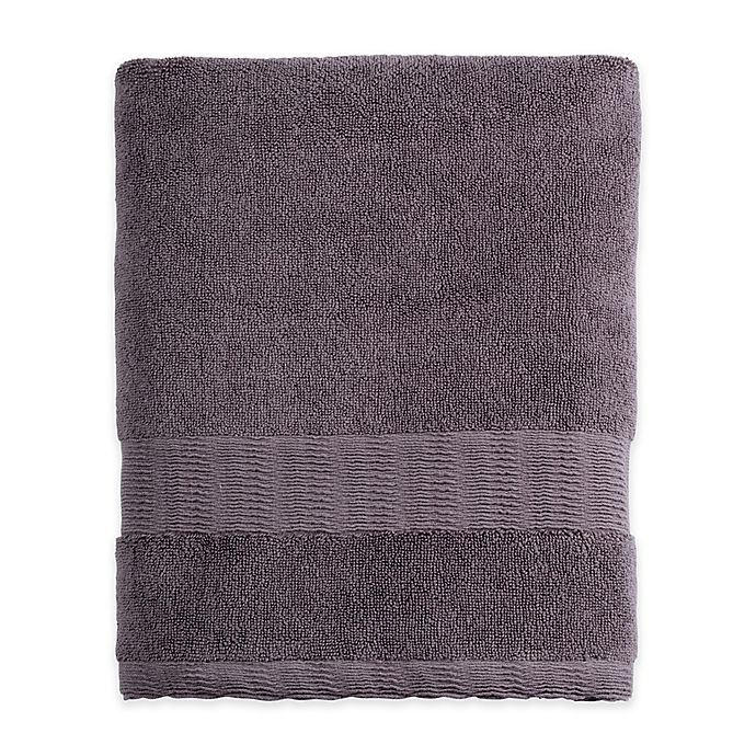 New DKNY Beach Towel Pink Purple Brushstroke Design 100% Cotton  36 x 68 in 