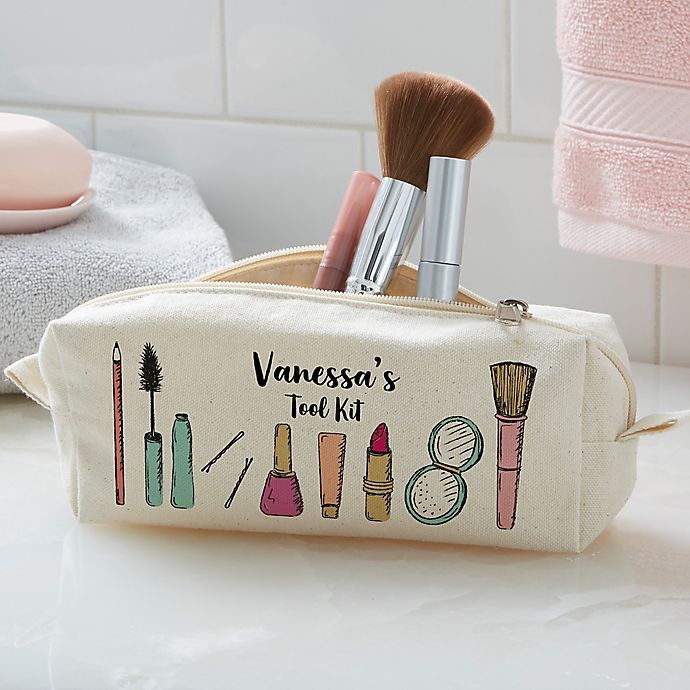 Makeup Brushes Canvas Cosmetic Case