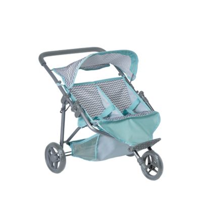 Adora® Zig Zag Twin Jogger Stroller 