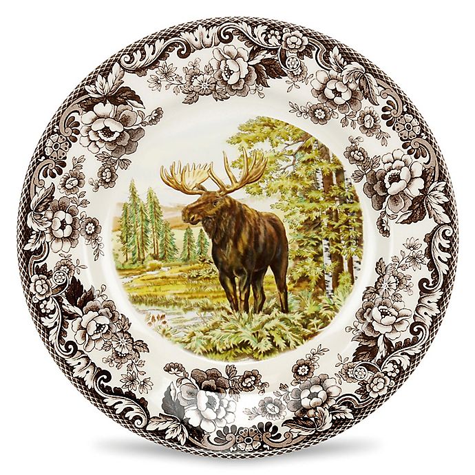 Spode® Woodland Moose Dinner Plate