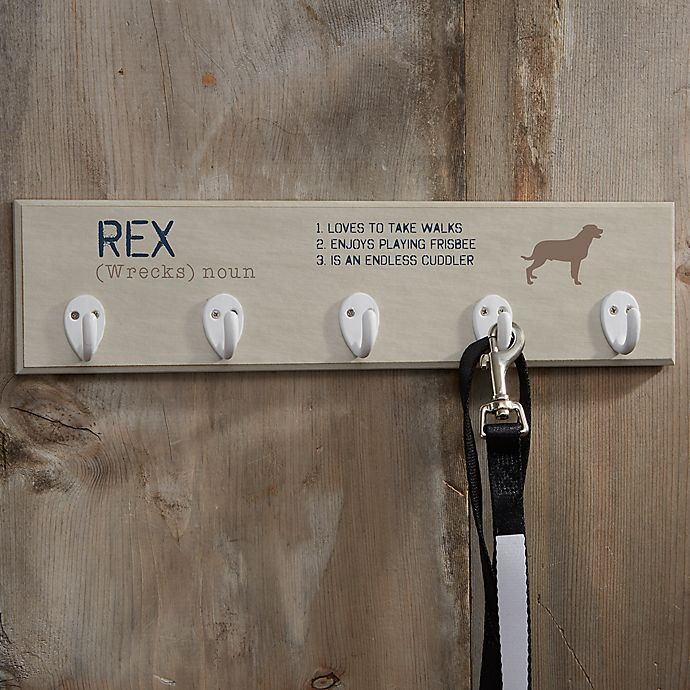 Personalized Definition of My Dog Leash Hanger