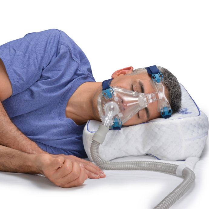 Contour Living CPAP MAX 2.0 Orthopedic Airway Alignment Pillow in White