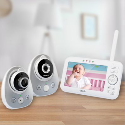 vtech digital video baby monitor with two cameras