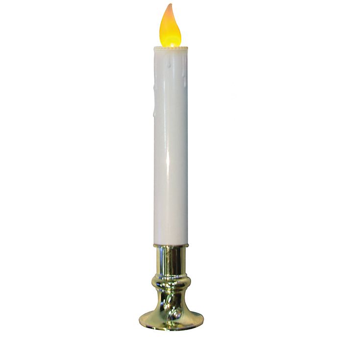 Brite Star 9-Inch Simple-On LED Amber Flickering Flame Candle Lamp