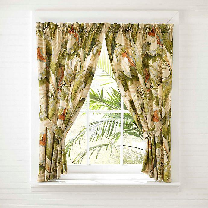 Tommy Bahama Palmiers Window And, Tommy Bahama Palm Leaf Shower Curtain
