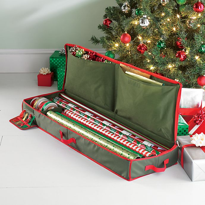 Real Simple® Holiday Gift Wrap Under Bed Wrapping Paper Storage
