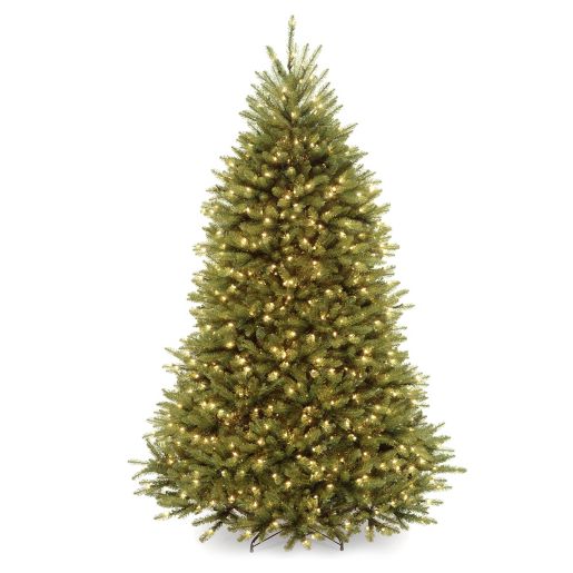 National Tree Company 7 5 Foot Pre Lit Dunhill Fir Artificial Christmas Tree With 1000 Clear Lights Bed Bath Beyond