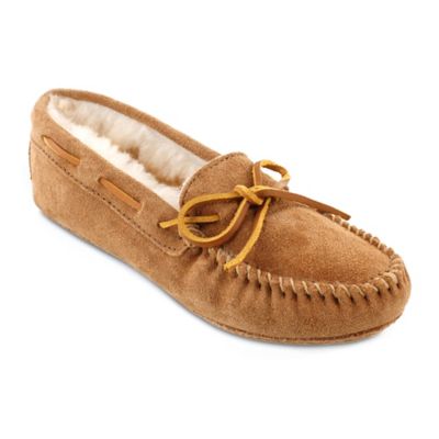 ladies tan moccasin shoes