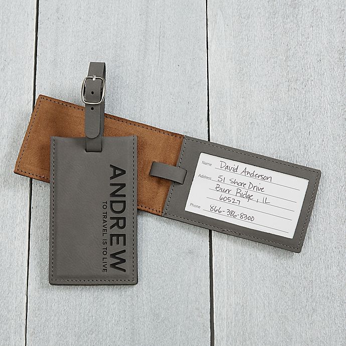 Bold Style Personalized Luggage Tag