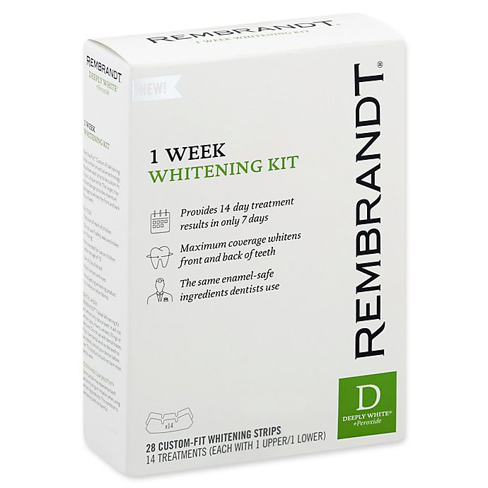 Rembrandt® Deeply White + Peroxide 1-Week Whitening Kit