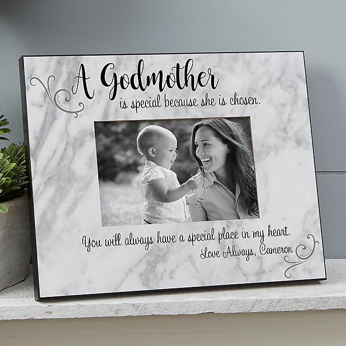 Malden Godmother Blessed With Love Wood Picture Frame