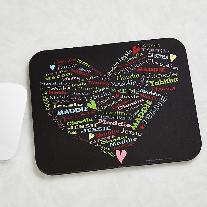 Her Heart Of Love Personalized Mouse Pad