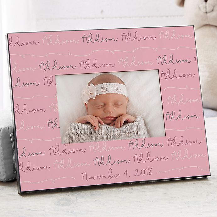Modern Baby Personalized Picture Frame