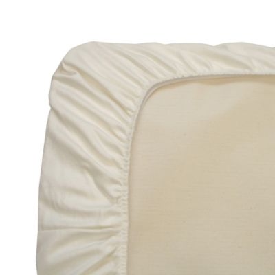 naturepedic organic waterproof fitted crib pad