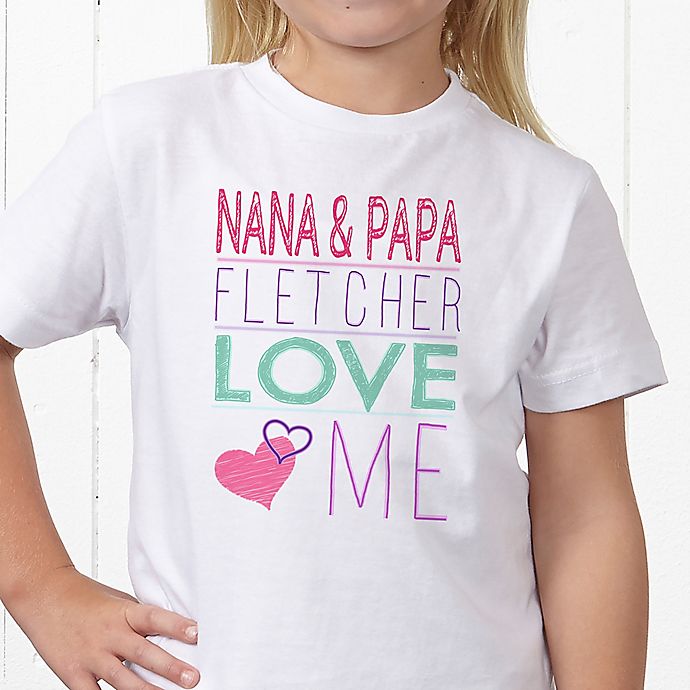 Look Who Loves Me Personalized Hanes® Youth T-Shirt