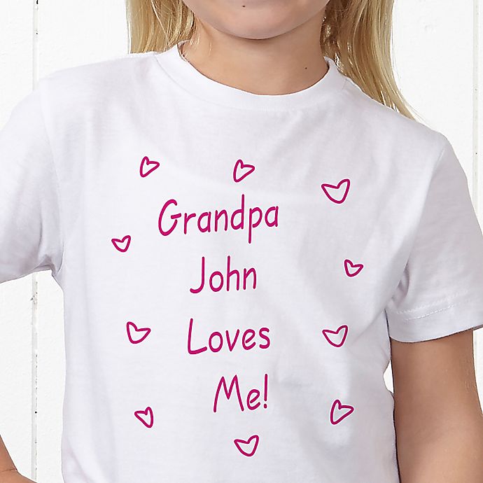 Somebody Loves Me Personalized Hanes® Youth T-Shirt