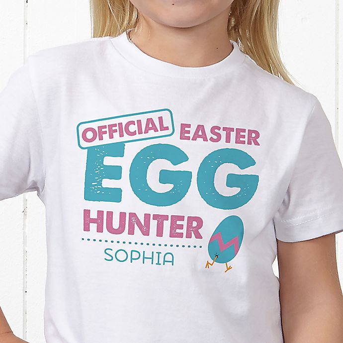 Easter Egg Hunter Personalized Hanes® Youth T-Shirt