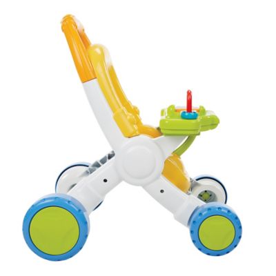 fisher price stroll and learn walker yellow