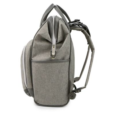 bananafish melanie backpack diaper bag in grey