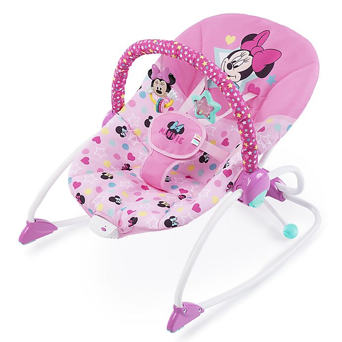 Disney Baby™ Bright Starts™ MINNIE MOUSE Stars & Smiles Infant to Toddler Rocker™