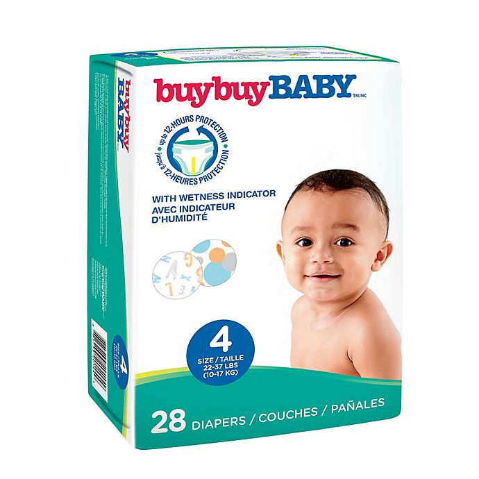 buybuy BABY™ 28-Count Size 4 Jumbo Diapers in Letters and Circles