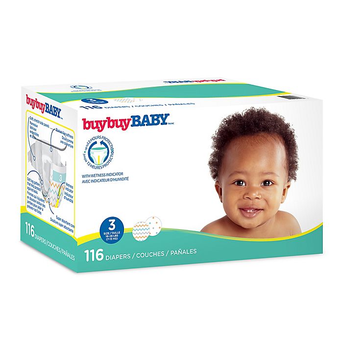 buybuy BABY™ 116-Count Size 3 Club Box Diapers in Chevrons and Dots