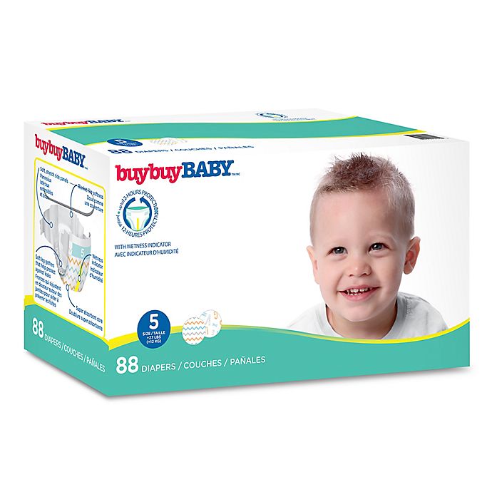 buybuy BABY™ 88-Count Size 5 Club Box Diapers in Letters and Circles