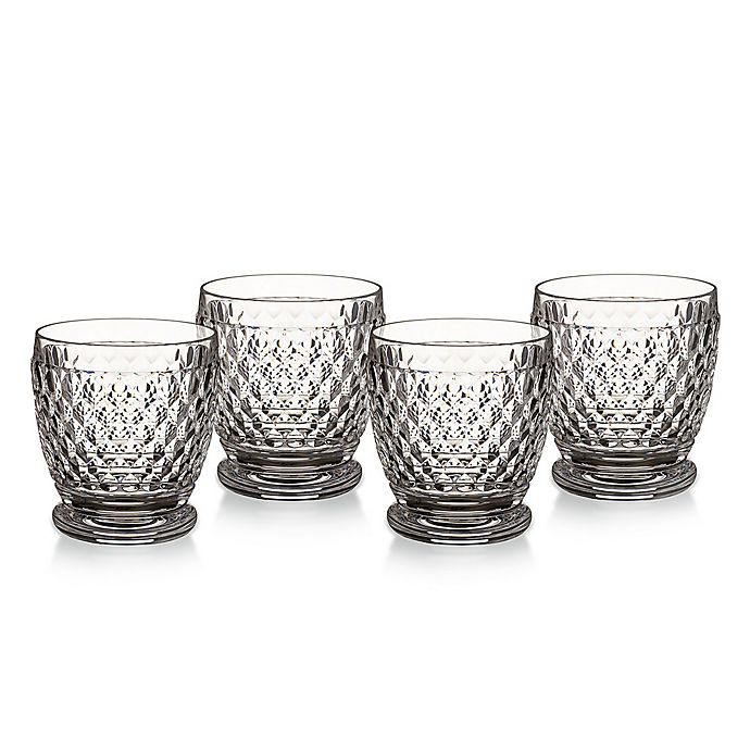 Villeroy & Boch Boston 13.5 oz. Double Old Fashioned Glasses (Set of 4)