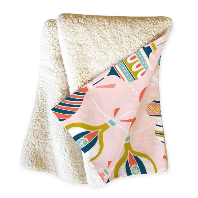 Deny Design Decorated Blush Throw Blanket in Pink Bed Bath & Beyond