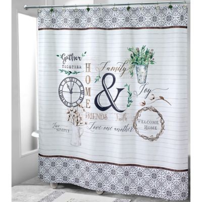 farmhouse shower curtain