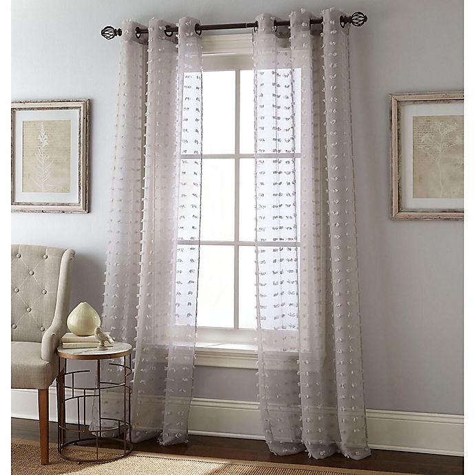 Payton 84-Inch Grommet Window Curtain Panels in Grey (Set of 2)