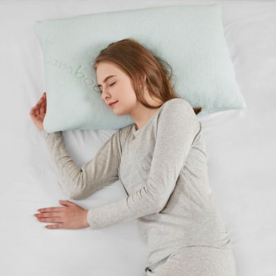 shredded memory foam pillow bed bath and beyond