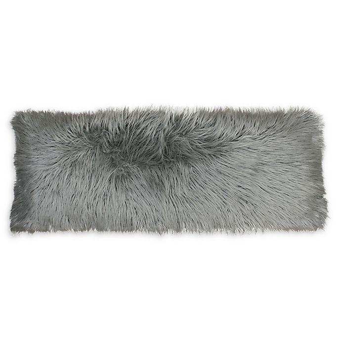 Thro Keller Faux Mongolian Fur Body Pillow